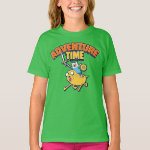 Adventure Time Finn Riding Jake T-Shirt
