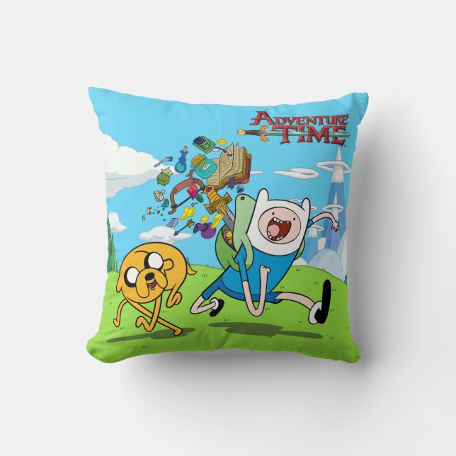Adventure Time | Finn's Backpack Adventure Gear Cushion (Front)