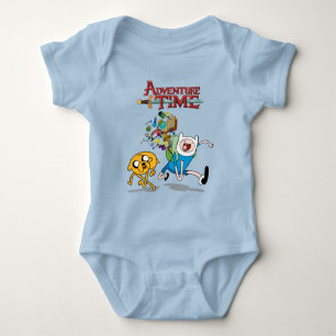Adventure Time   Finn's Backpack Adventure Gear T- Baby Bodysuit