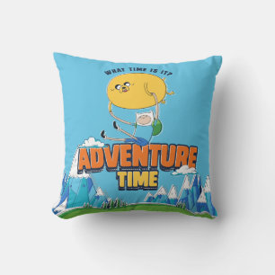 Adventure Time Jake Floating With Finn Cushion