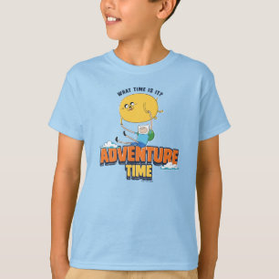 Adventure Time   Jake Floating With Finn T-Shirt