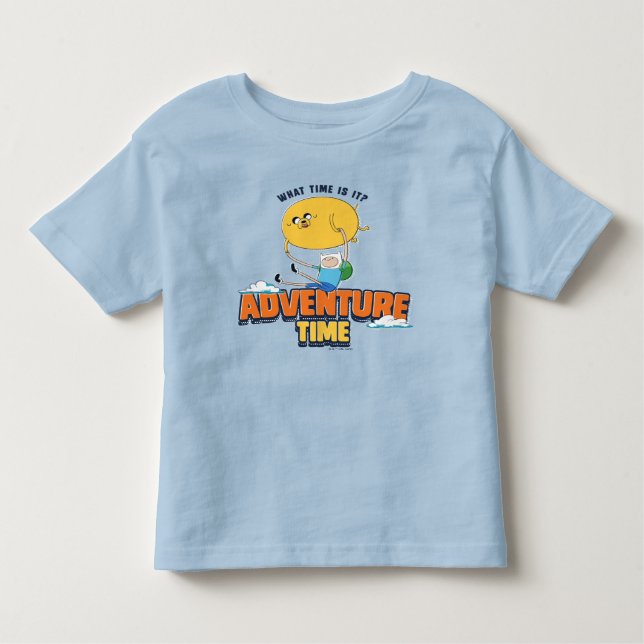 Adventure Time | Jake Floating With Finn T-Shirt (Front)