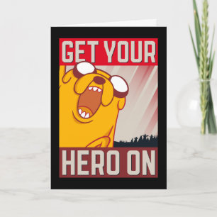 Adventure Time   Jake "Get Your Hero On" Card