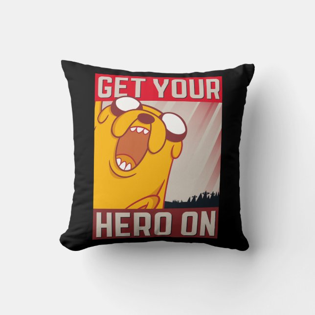 Adventure Time | Jake "Get Your Hero On" Cushion (Front)