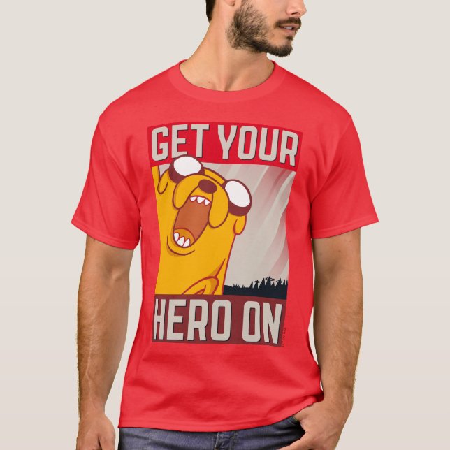 Adventure Time | Jake "Get Your Hero On" T-Shirt (Front)