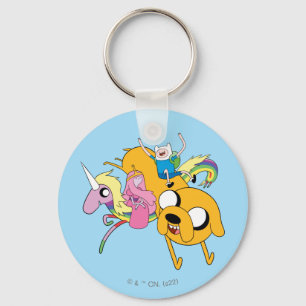Adventure Time   Lady, Bubblegum, Finn, & Jake Key Ring