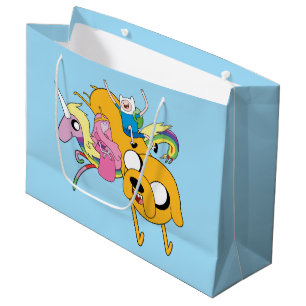 Adventure Time   Lady, Bubblegum, Finn, & Jake Large Gift Bag