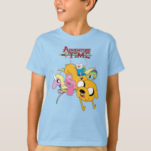Adventure Time   Lady, Bubblegum, Finn, & Jake T-Shirt