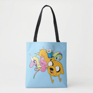 Adventure Time   Lady, Bubblegum, Finn, & Jake Tote Bag