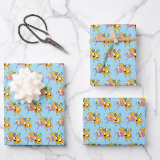 Adventure Time | Lady, Bubblegum, Finn, & Jake Wrapping Paper Sheet