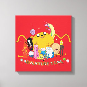 Adventure Time Large Jake Group Graphic Canvas Print