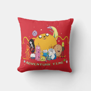 Adventure Time Large Jake Group Graphic Cushion