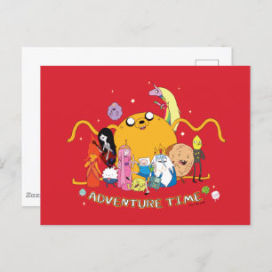 Adventure Time Large Jake Group Graphic Postcard