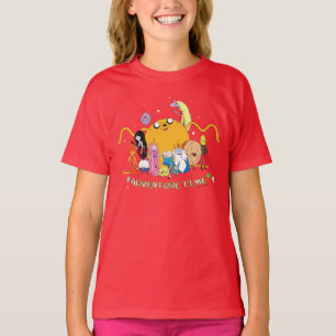 Adventure Time Large Jake Group Graphic T-Shirt