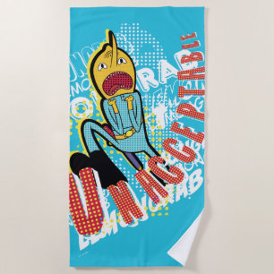 Adventure Time   Lemon Grab "UNACCEPTABLE" Beach Towel