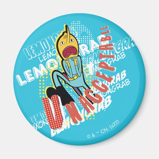 Adventure Time | Lemon Grab "UNACCEPTABLE" Magnet (Front)