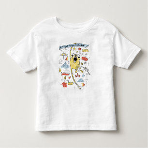 Adventure Time   "Party" Jake Sketch T-Shirt