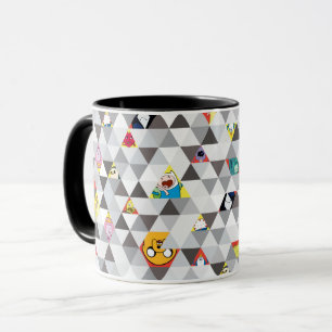 Adventure Time   Triangular Character Pattern Mug