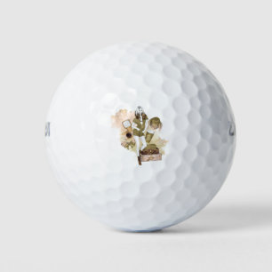 Adventure Travel Girl Golf Balls