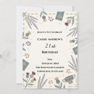 Adventure Travel Milestone Birthday Invitation