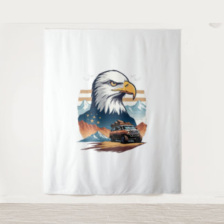Adventure Trip USA Tapestry