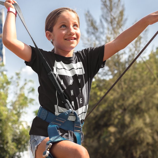 Adventure Typo T-Shirt (Kid having her best adventures)