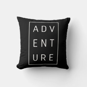Adventure Typography Cushion