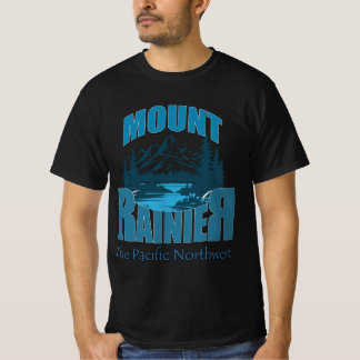 Adventure Typography Mount Rainier | Word Art Desi T-Shirt