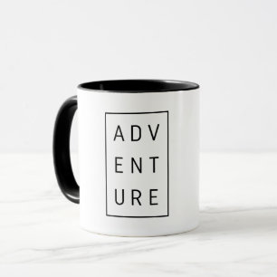 Adventure Typography Mug