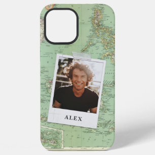 Adventure vintage map stylish retro photo iPhone 12 pro max case