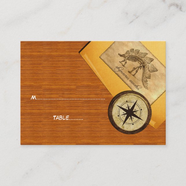 Adventure Wedding Place Card (Front)