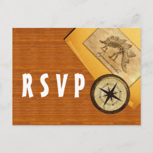 Adventure Wedding RSVP Postcard