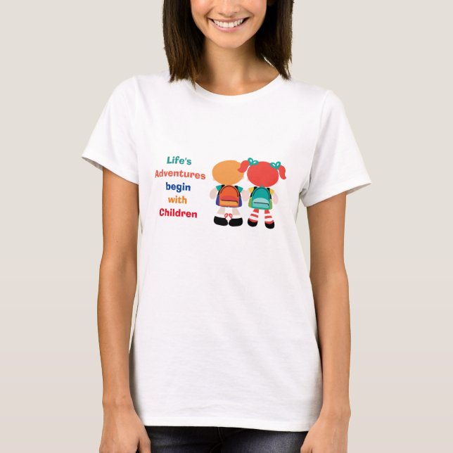 Adventure with Children T-Shirt (Front)