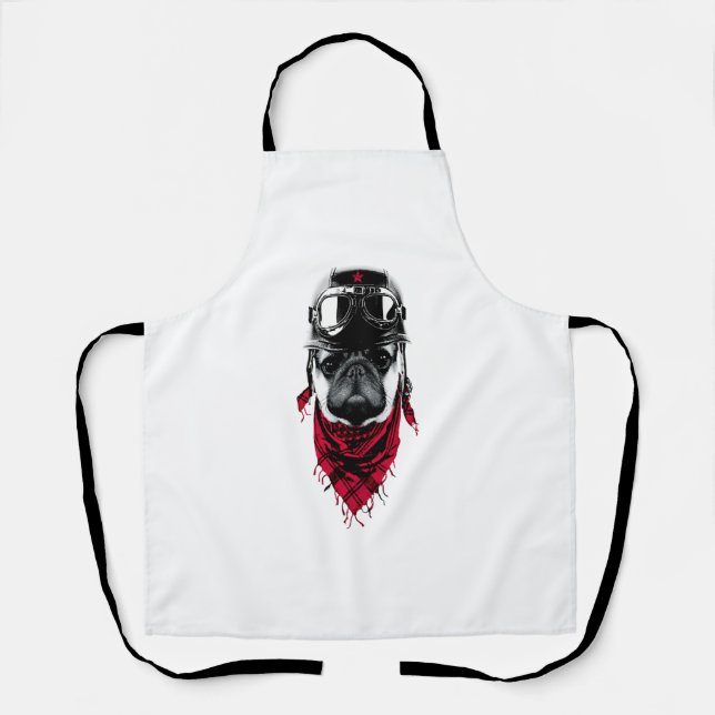 Adventurer Pug  Apron (Front)