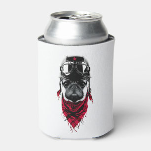 Adventurer Pug  Can Cooler
