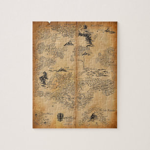Adventurer's Map Jigsaw Puzzle