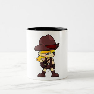 Adventurer's Spirit Mug Cute Cowgirl Character G