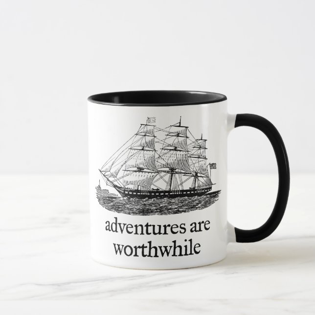 Adventures Are Worthwhile Travel Mug (Right)