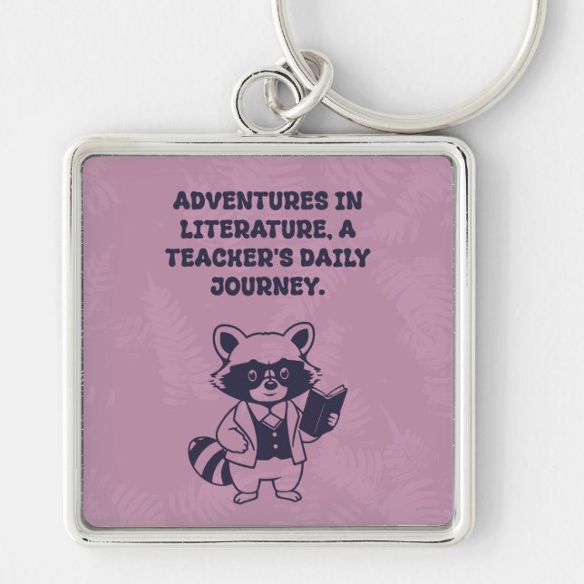 Adventures In Literature Teachers Daily Journey Key Ring (Front)