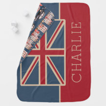 Adventures In London Town Custom Vintage Flag