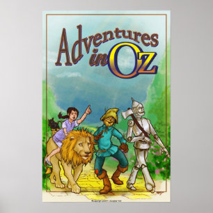 Adventures in Oz - Wizard Poster