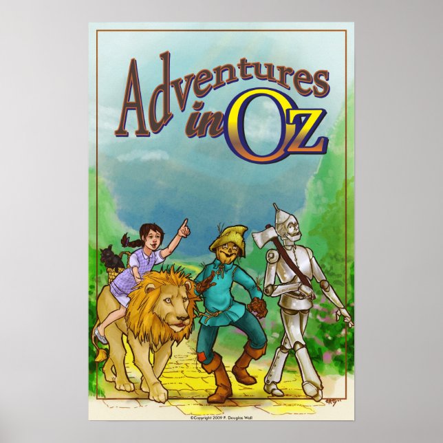 Adventures in Oz - Wizard Poster (Front)