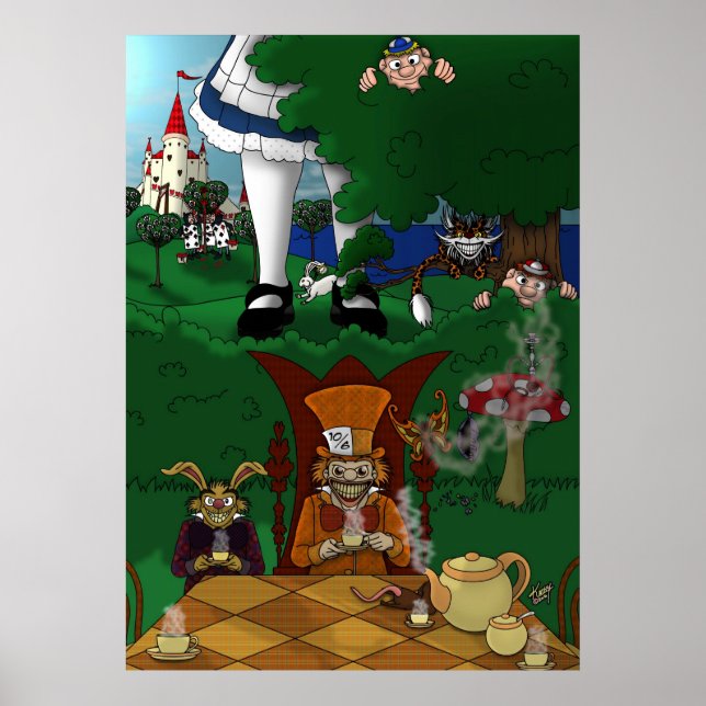 Adventure's In Wonderland Poster - REVISED (Front)