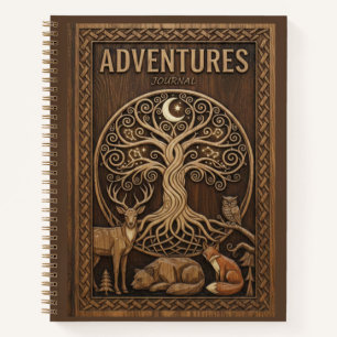 Adventures Journal Tree of Life Woodland Animals 