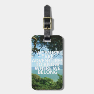Adventures Luggage Tag