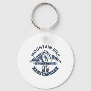 Adventures - Mountain Biking Key Ring