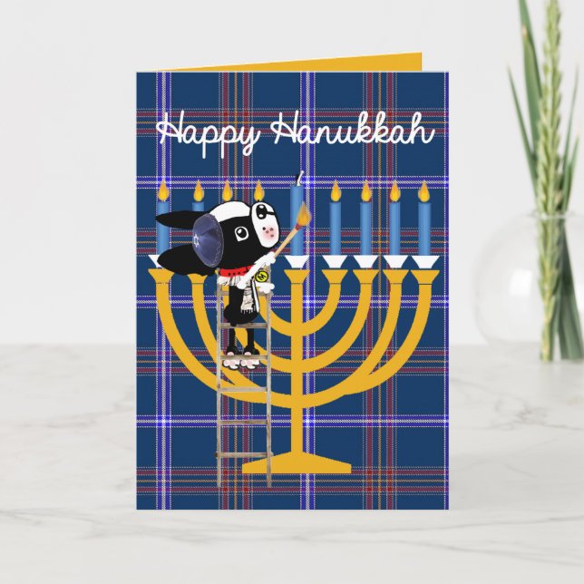 Adventures of Mirabelle Holidayz18 Hanukkah card (Front)