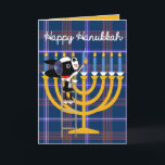 Adventures of Mirabelle Holidayz18 Hanukkah card<br><div class="desc">Mirabelle,  the plucky boston terrier star of The Adventures of Mirabelle has the perfect greeting card for the Hanukkah season this year. Sure to put a smile on all the faces of our jewish friends.</div>