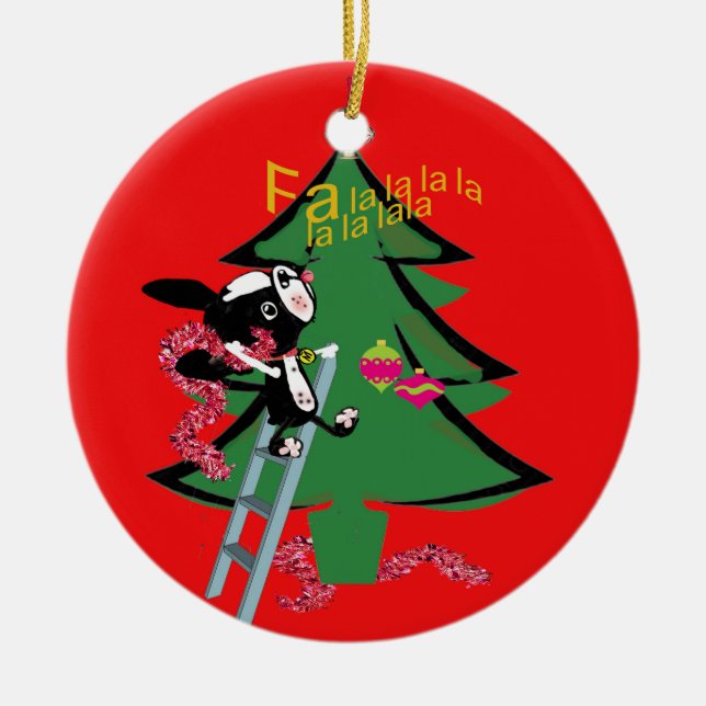 Adventures of Mirabelle holidayz18 ornament (Front)