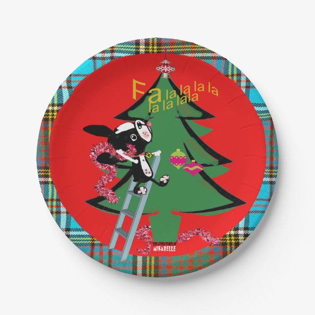 Adventures of Mirabelle holidayz18 plate (Front)